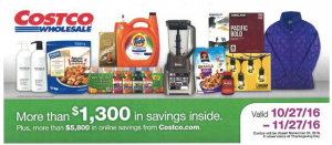 Costco Coupon Book Novembe 2016
