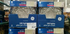 GE Glitter GEM Wreath 754416