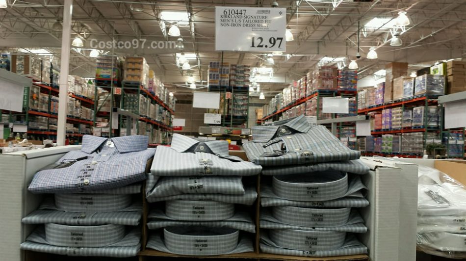 costco tailored fit dress shirt