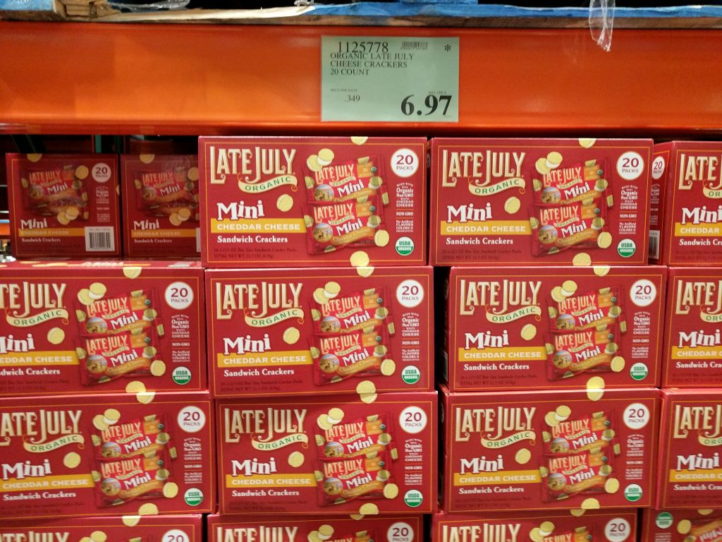 Late July Mini Cheddar Cheese Crackers