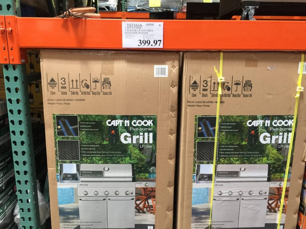 Capt'n Cook 5 Burner LP Gas Grill