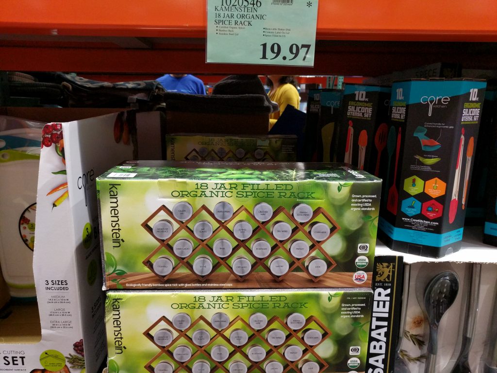 Kamenstein 18 Jar Organic Spice Rack