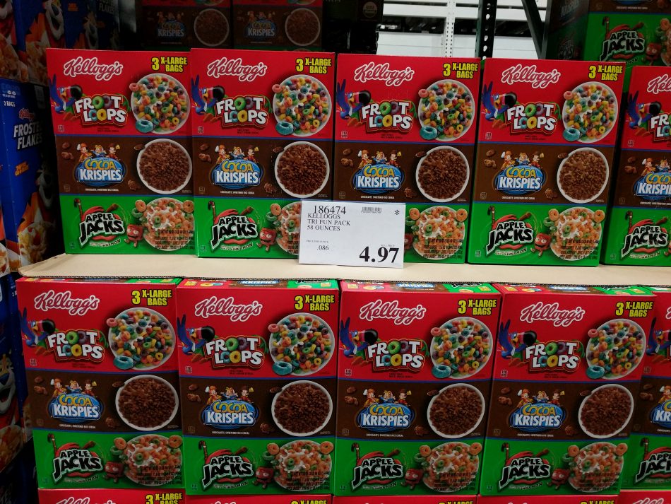 Kelloggs Cereal Tri Fun Pack