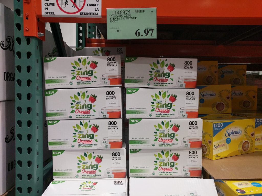 Organic Zing Stevia Sweetener