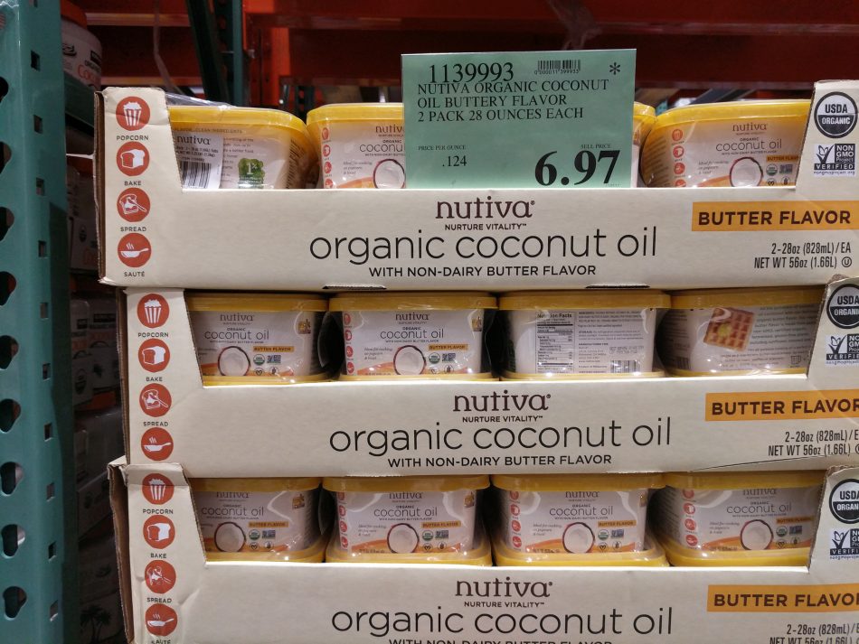 Nutiva Organic Coconut Oil Buttery Flavor