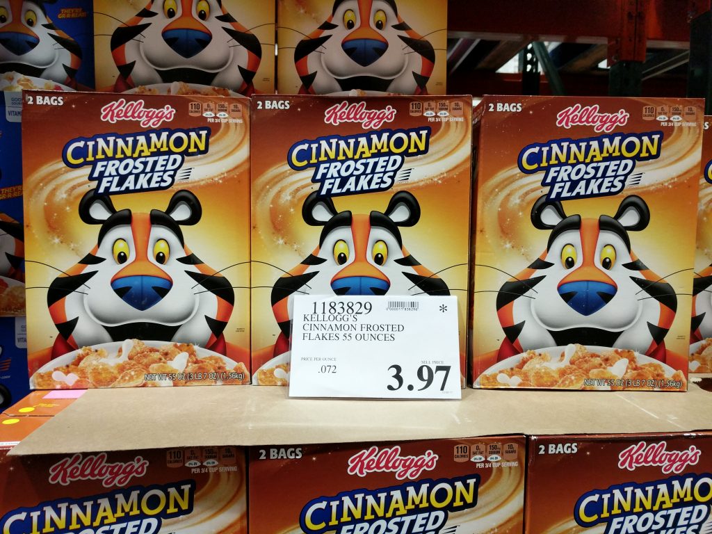 Kelloggs Cinnamon Frosted Flakes Cereal