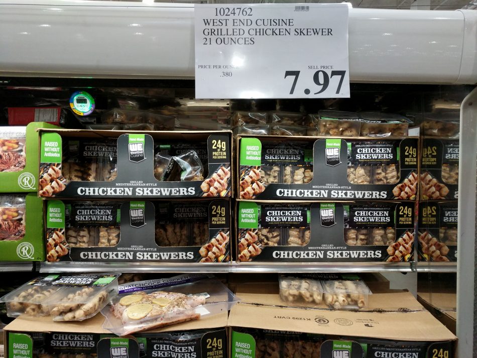 West End Cuisine Grilled Chicken Skewers