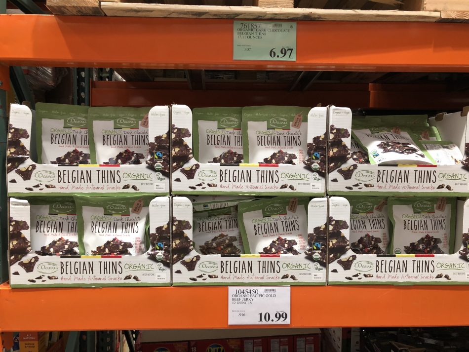 Deavas Organic Dark Chocolate Belgian Thins