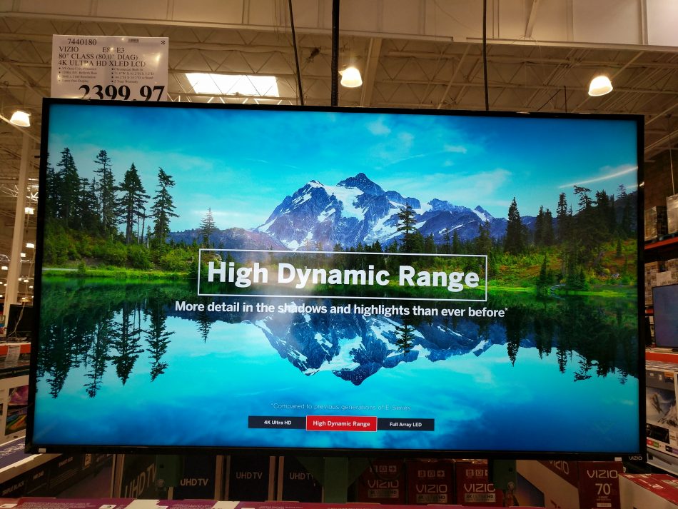 Vizio 80" 4K Ultra HD XLED LCD TV