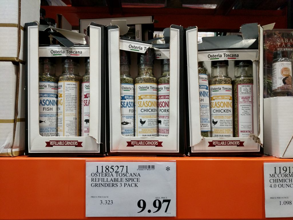 Osteria Toscana Refillable Spice Grinders