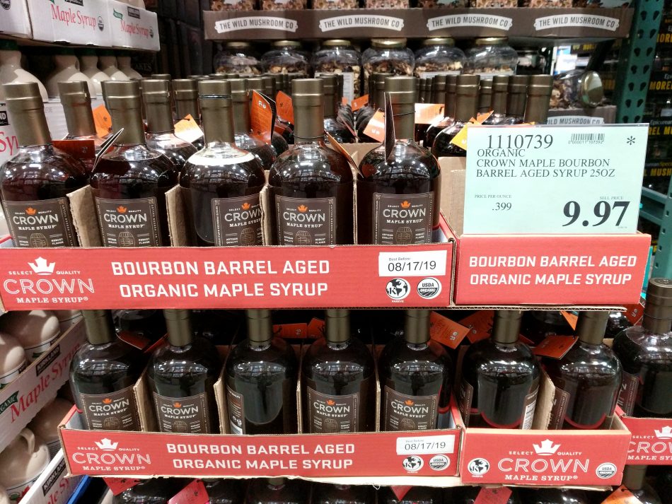 Organic Crown Maple Bourbon Barrel Aged Syrup