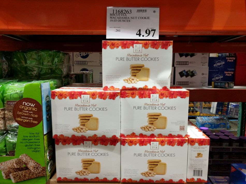 Biscottea Macadamia Nut Butter Cookies