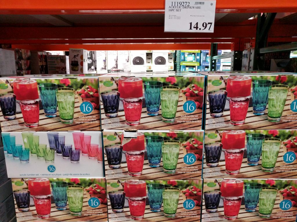 Acrylic Drinkware 16pc Set