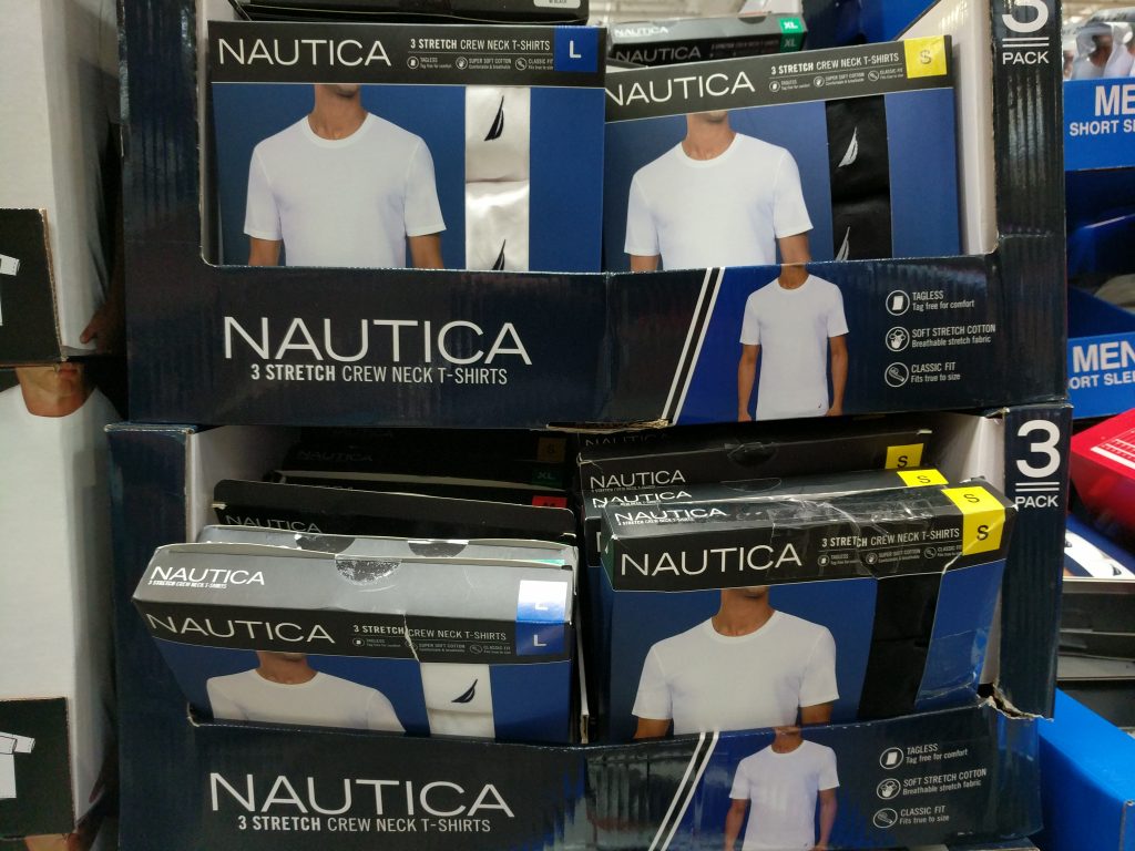 Nautica Men's Crew Tee 3pack