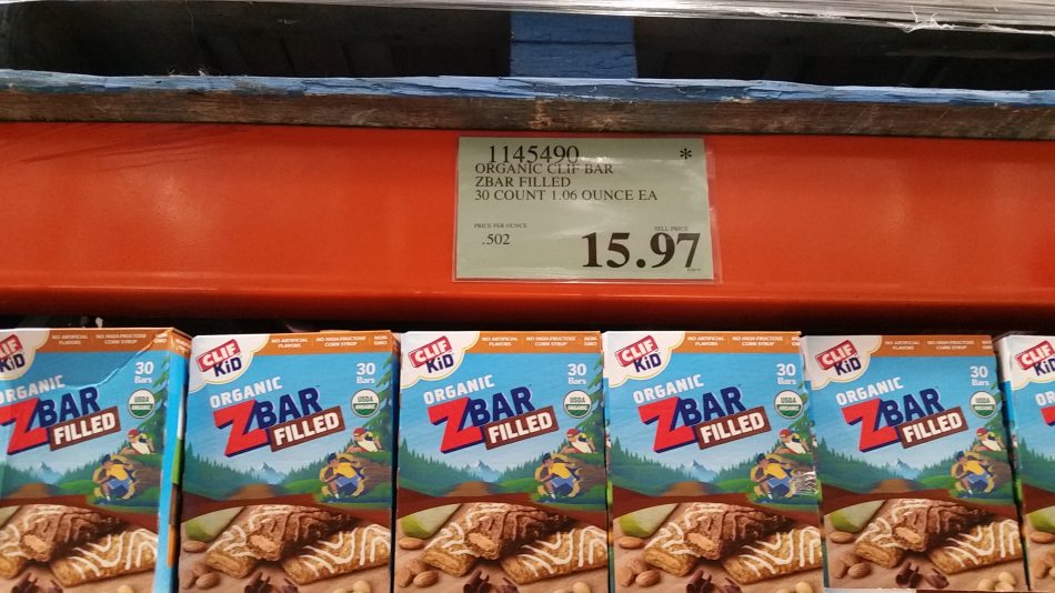 Cliff Kids Organic ZBar Filled