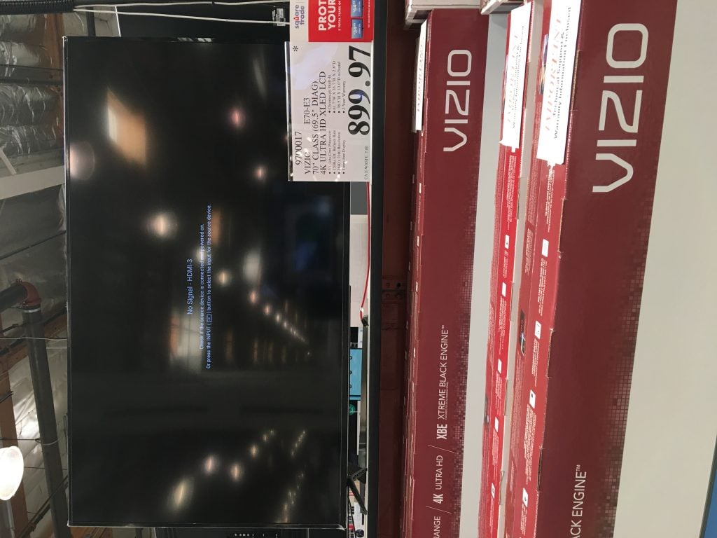 Vizio 70” E70E3 4K Ultra HD XLED