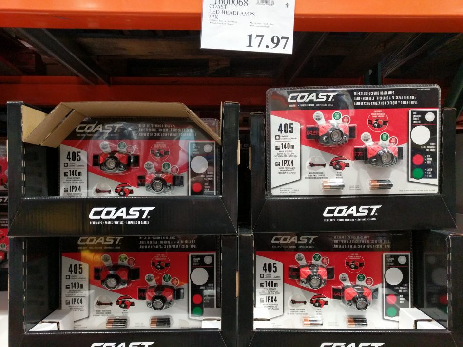 Coast LED Headlamps 2PK