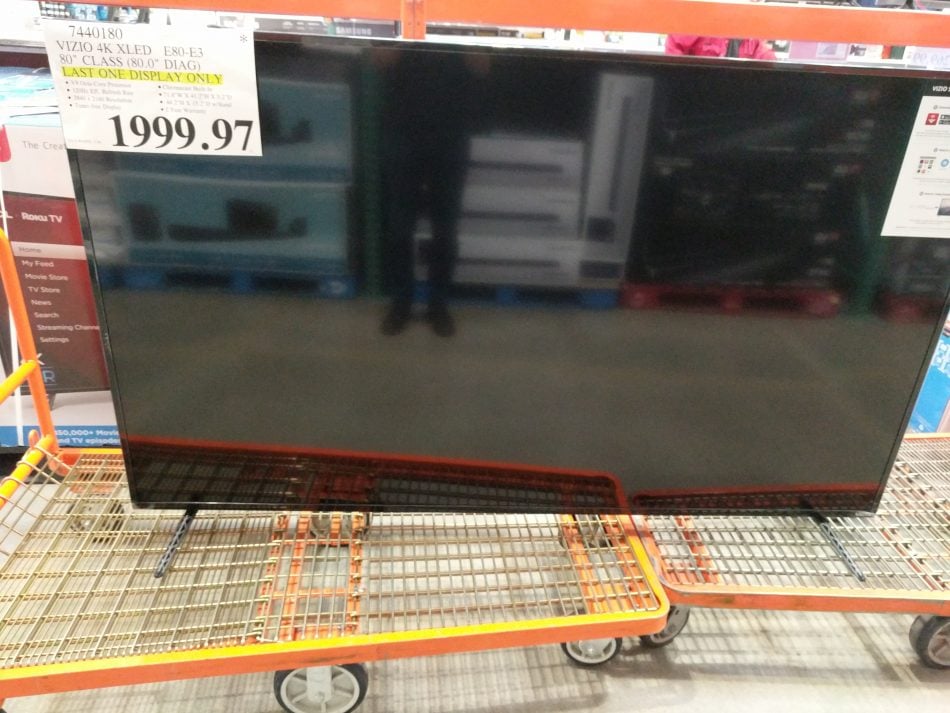 Vizio 80" 4K XLED LCD TV