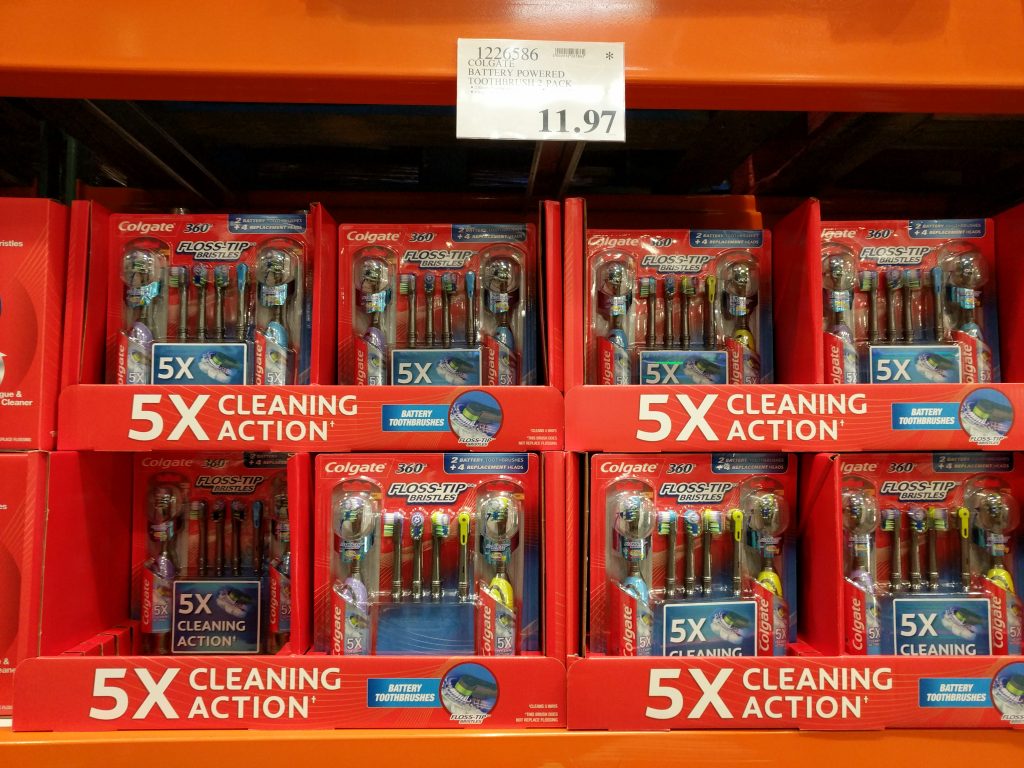 Colgate Battery Powered Toothbrush 2 pack