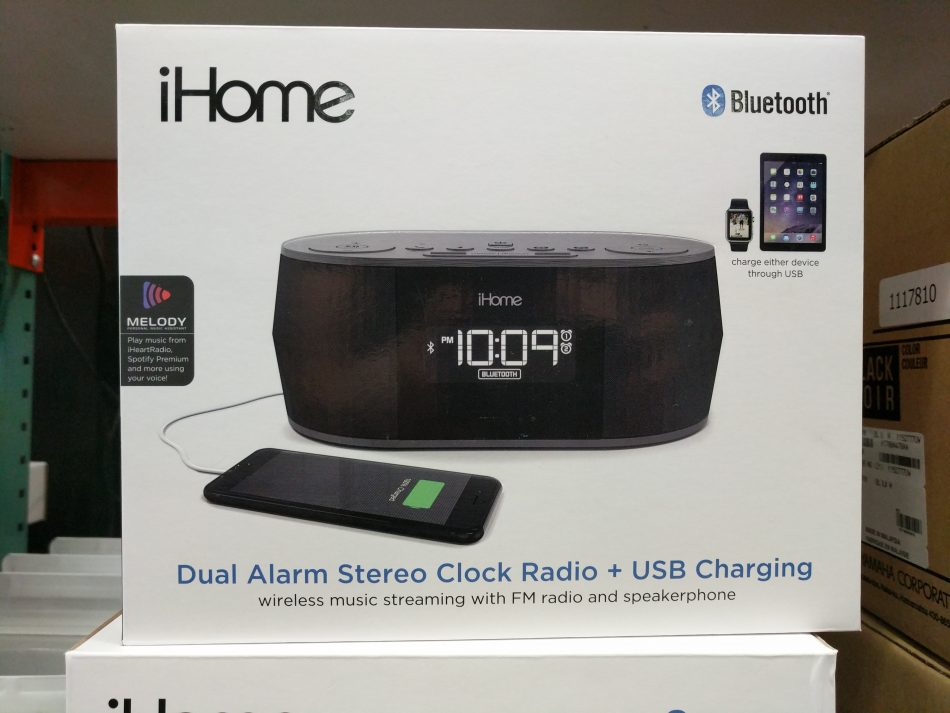 iHome Bluetooth Stereo Clock Radio