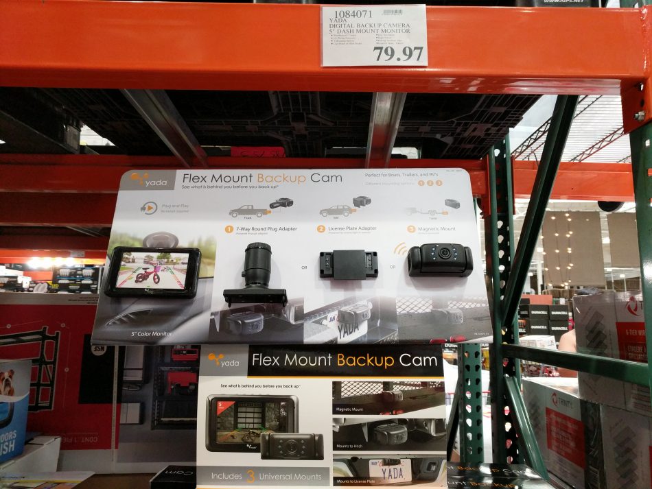 Yada Digital Backup Camera 5" Dash Mount Monitor