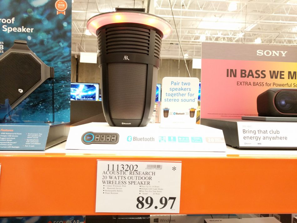 Acoustic Research 20W Outdoor Wireless Bluetooth Speaker