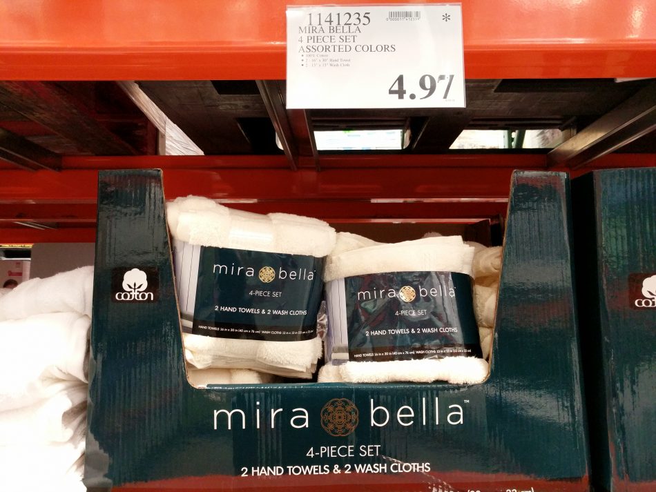 Mira Bella 4 Piece Towel Set