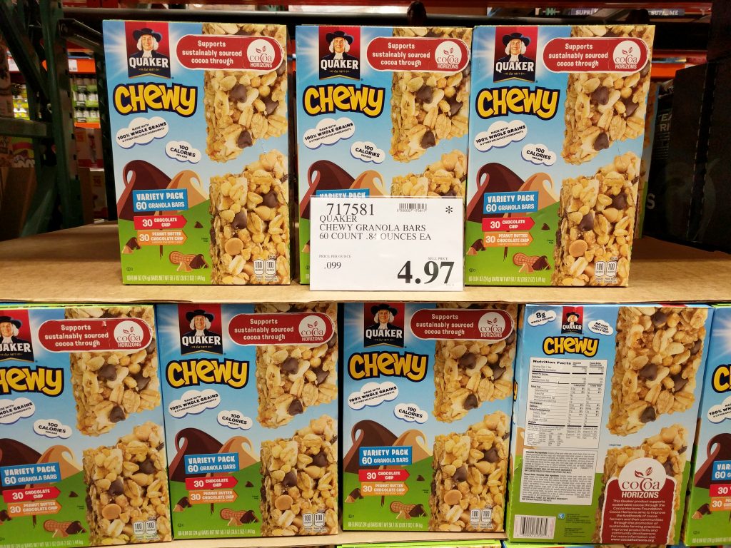 Quaker Chewy Granola Bars Costco97