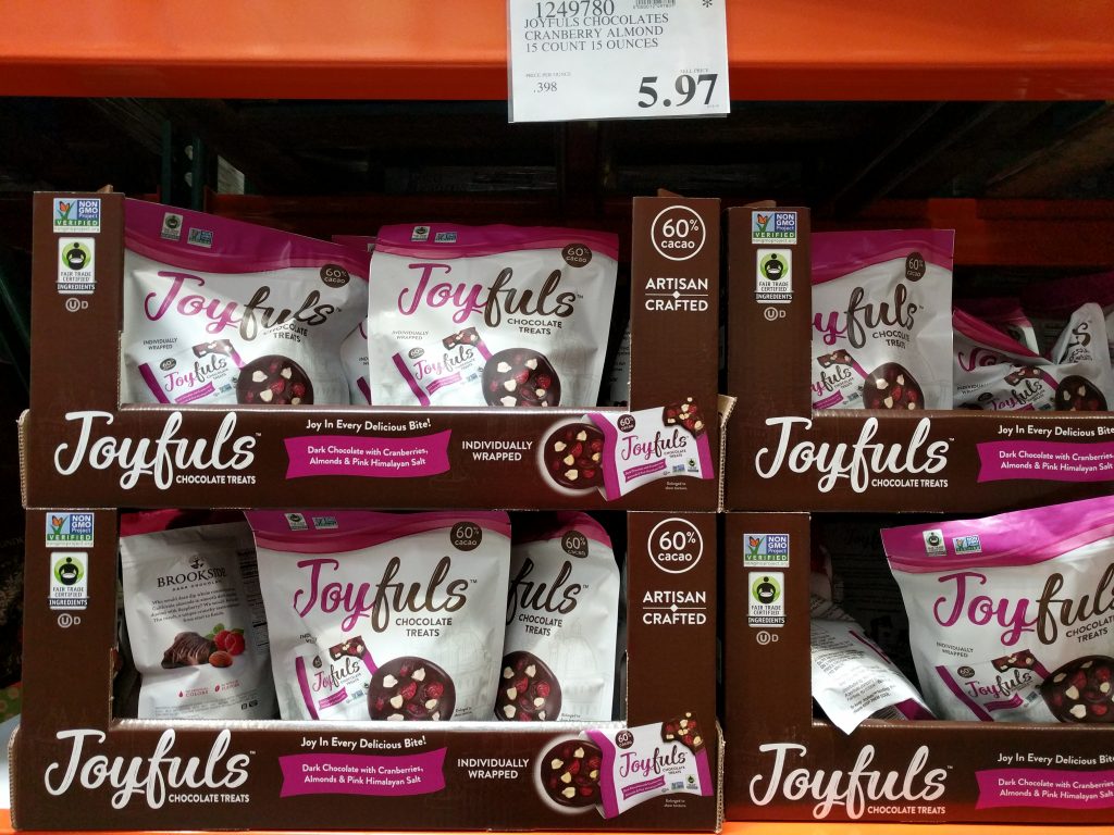 Joyfuls Chocolates Cranberry Almond