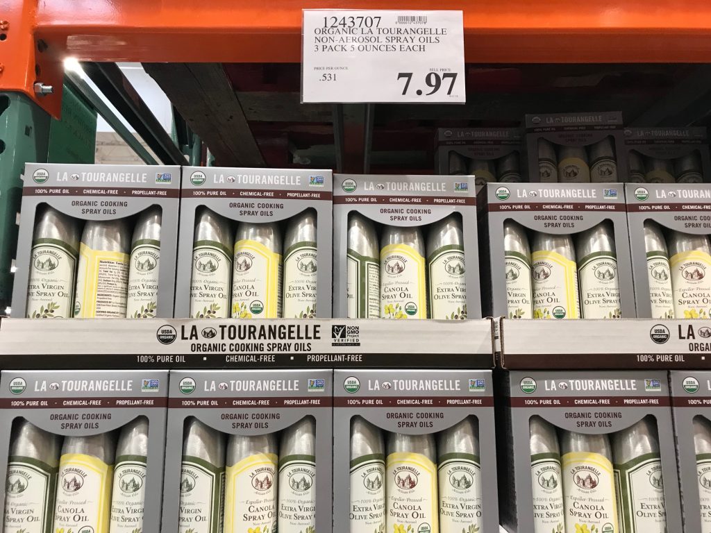 La Tourangelle Organic Cooking Spray Oils 3 pack