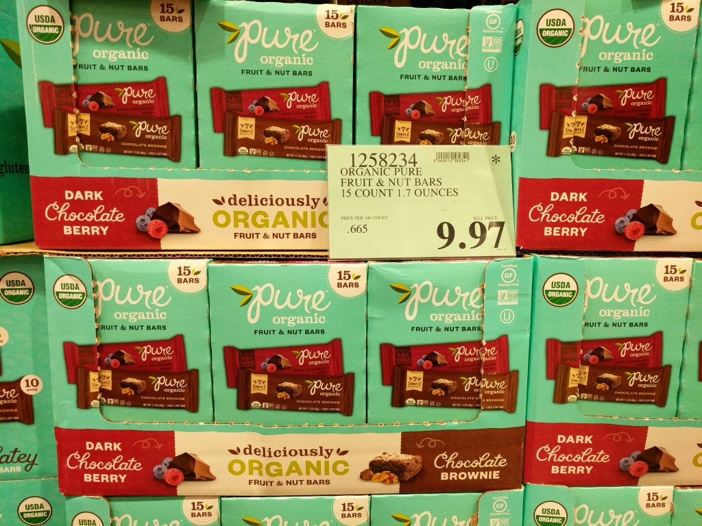 Organic Pure Fruit & Nut Bars