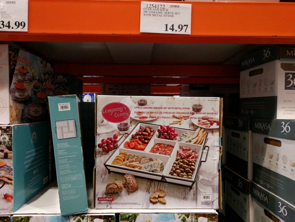 Over and Back 5 Piece Ceramic Serving Set