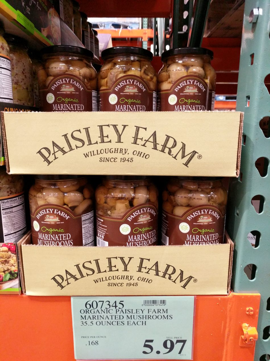 Paisley Farm Organic Marinated Mushrooms