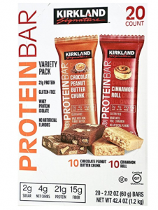 KirklandSignatureProteinBarPeanutButterCinnamonRoll