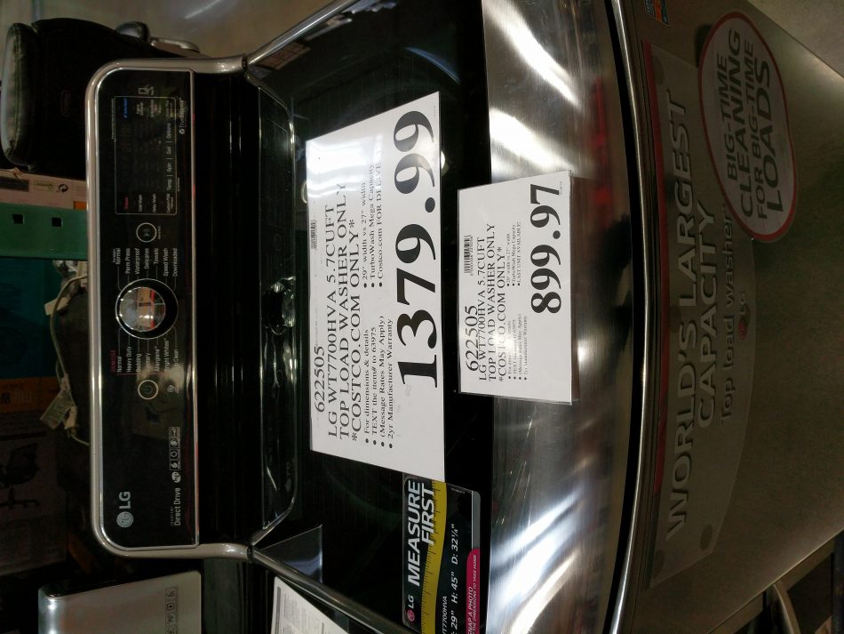 LG 5.7 cuft Top Load Washer