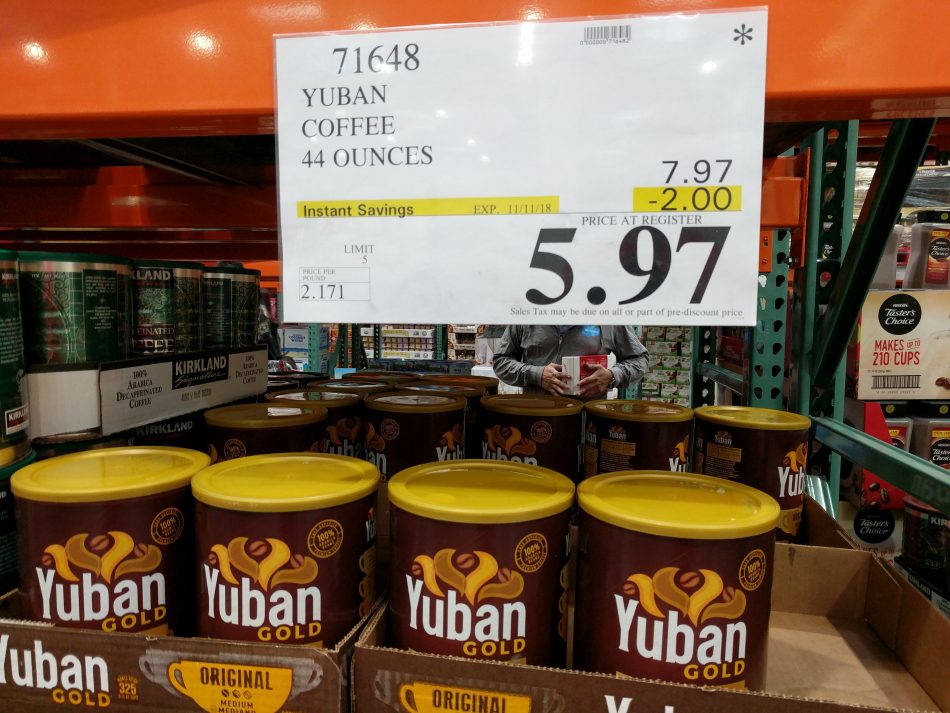Yuban Coffee 44 oz