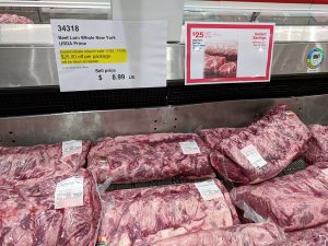 Costco NY Beef Loin