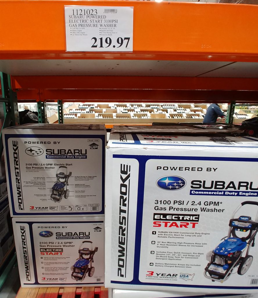 Subaru 3100 PSI Gas Pressure Washer