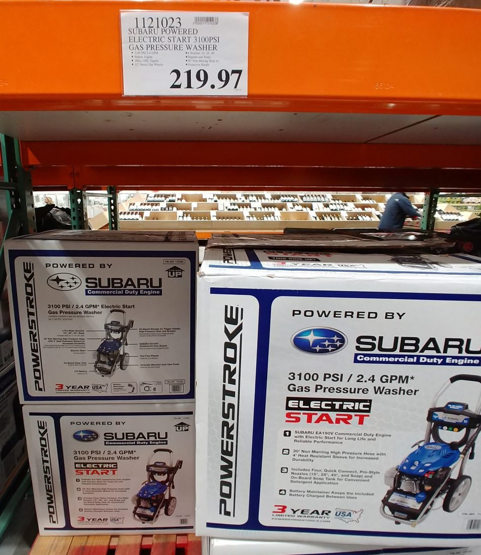 Subaru 3100 PSI Gas Pressure Washer