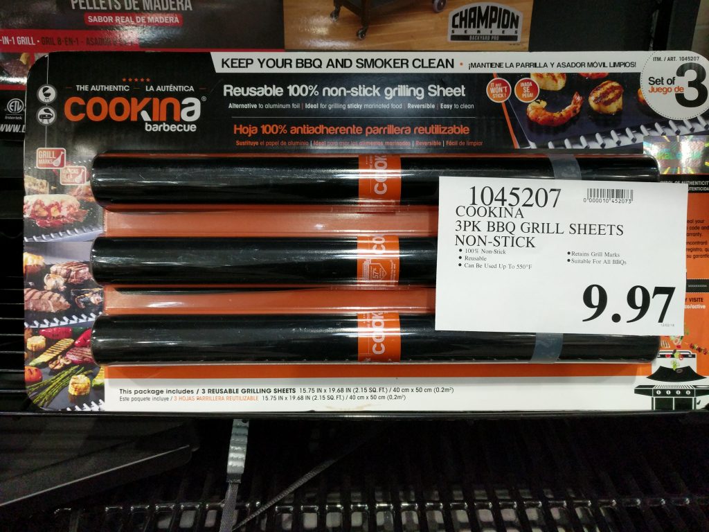Cookina BBQ Grill Sheets 3 pack