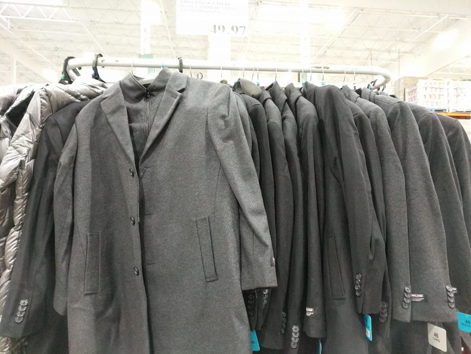 Kirkland Signature Wool Cashmere Blend Overcoat