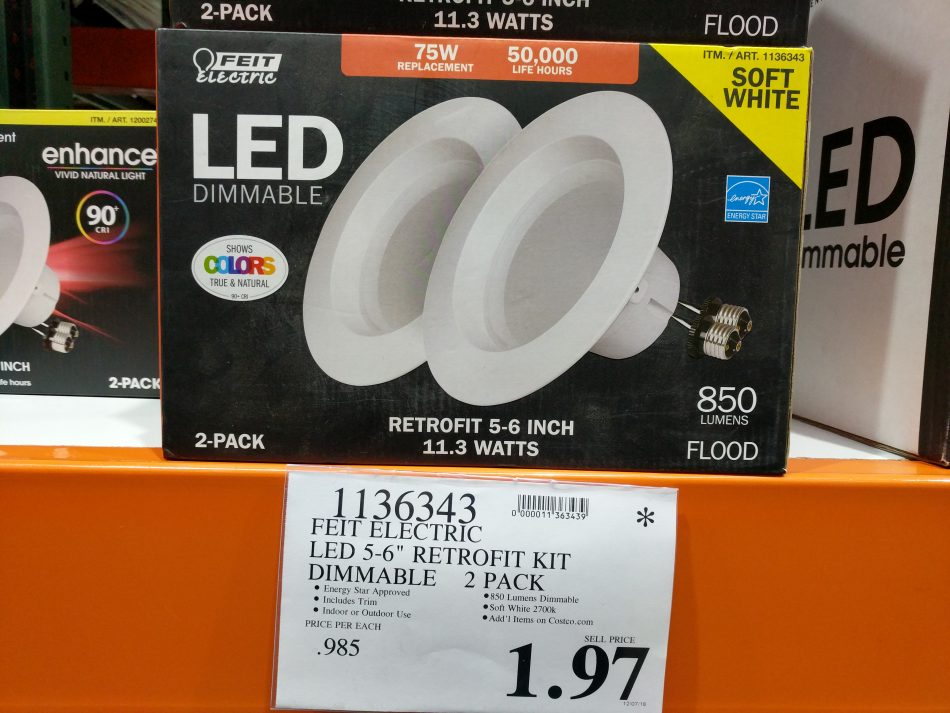 FEIT Electric LED 56" Retrofit Kit Dimmable 2 Pack