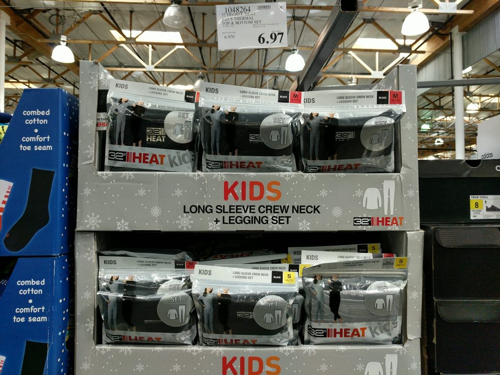 32 Degree Heat Kids Thermal Top & Bottom Set