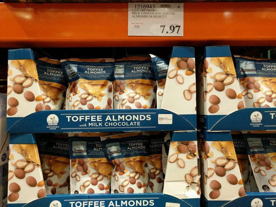 Edward Marc Milk Chocolate Toffee Almonds