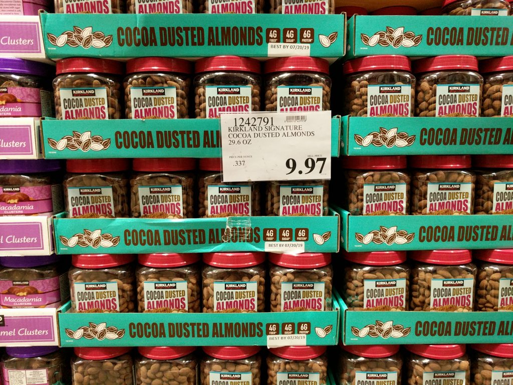 Kirkland Signature Cocoa Dusted Almonds