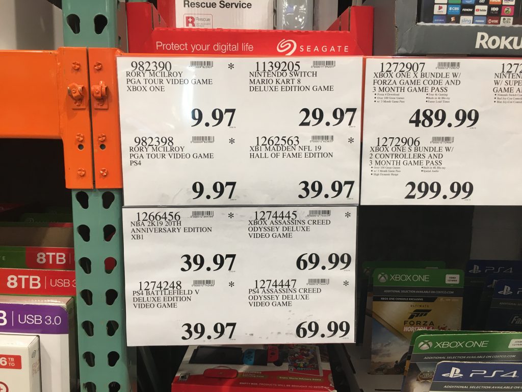 Nintendo Switch, XBOX, & PS4 Games