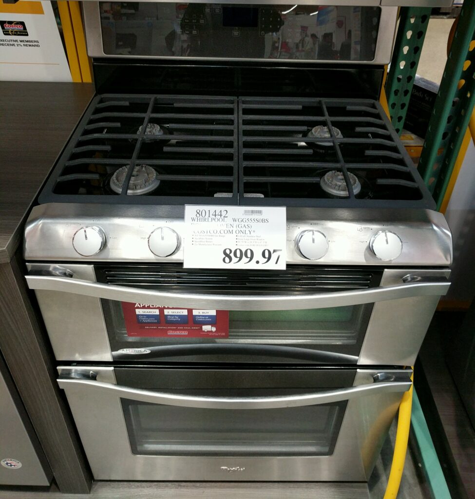 Whirlpool Double Oven WGG555S0BS