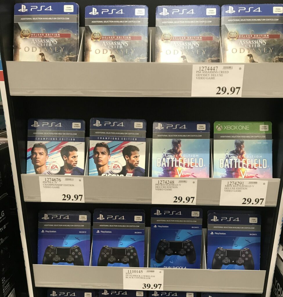 Costco PS4 and XBox Games and Controllers Clearance