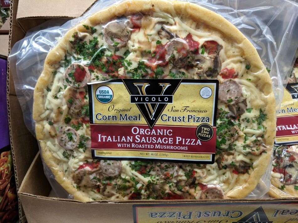 Vicolo Organic Sausage & Mushroom Pizza