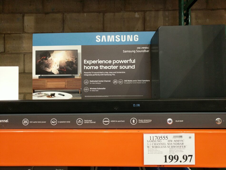 samsung 3.1 soundbar with wireless subwoofer